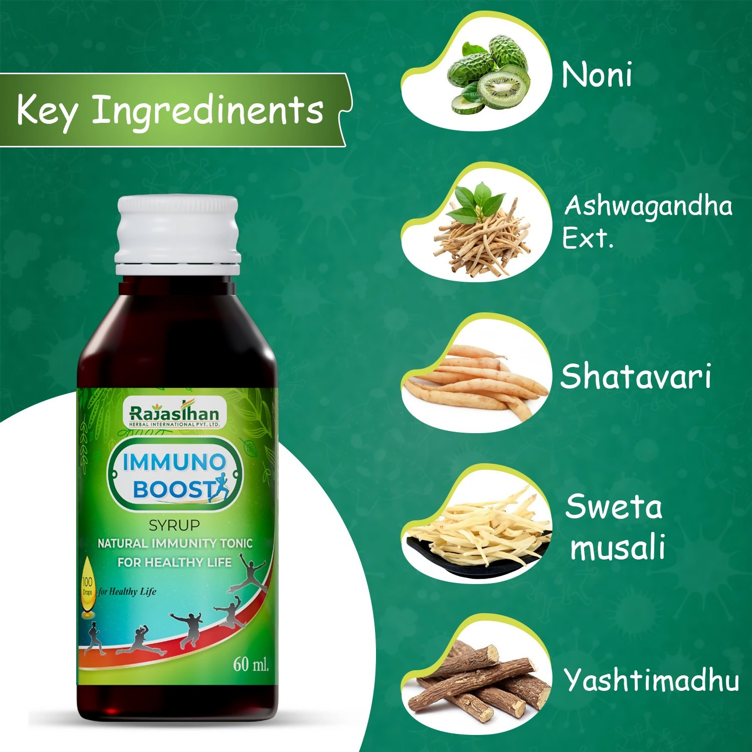 Rajasthan Herbals Immuno Boost Syrup - Distacart
