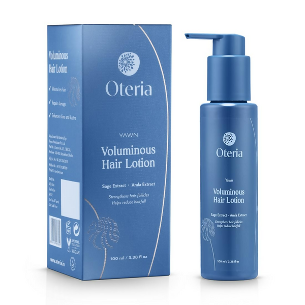 Oteria Luxury Voluminous Hair Lotion with Amla Fenugreek Sage and Curry Leaf & Hair Lotion & Serum For Hair Fall - Distacart