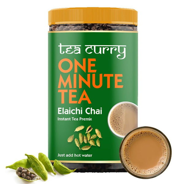 Teacurry Elaichi Instant Tea Premix - Premium Cardamom Premix Tea with Real Elaichi - Distacart