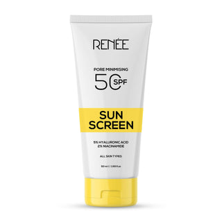 Renee Pore Minimizing Sunscreen Spf 50 With 5% Hyaluronic Acid & 2% Niacinamide For All Skins - Distacart
