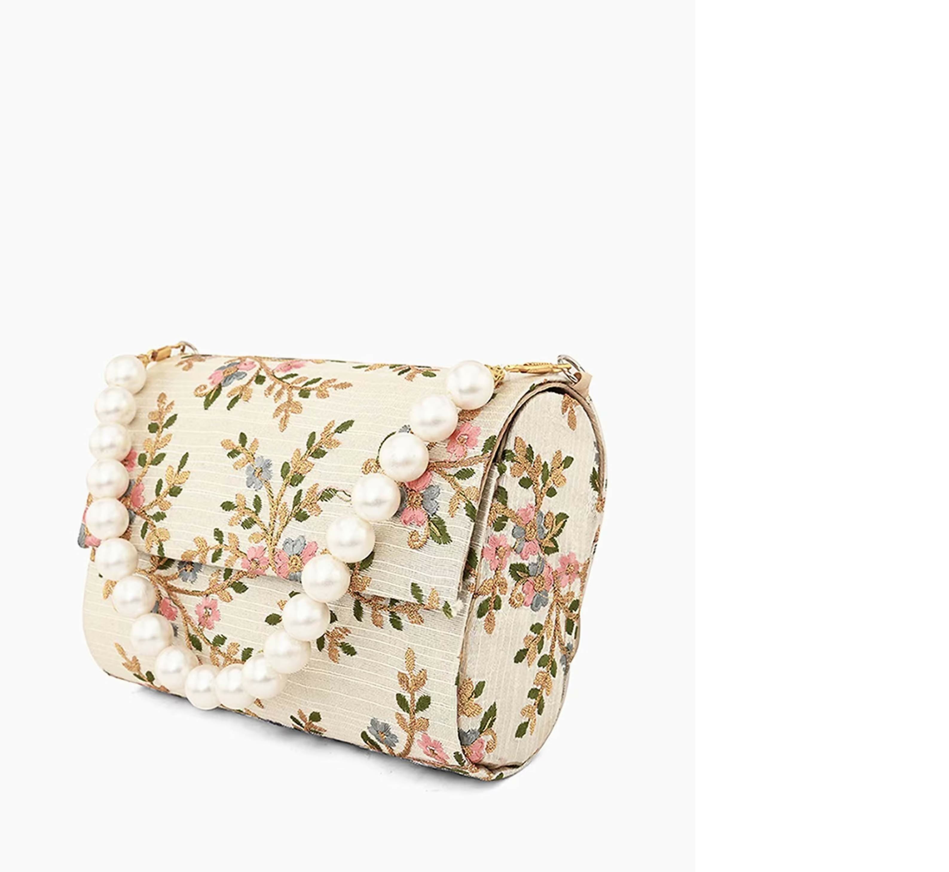 Joban Fashion Women Embellished Potli Clutch - Multicolor - Dista