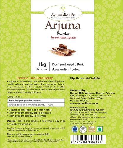 Ayurvedic Life Arjuna Powder