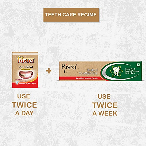 Kisra Vimal Teeth Whitening Powder - Distacart