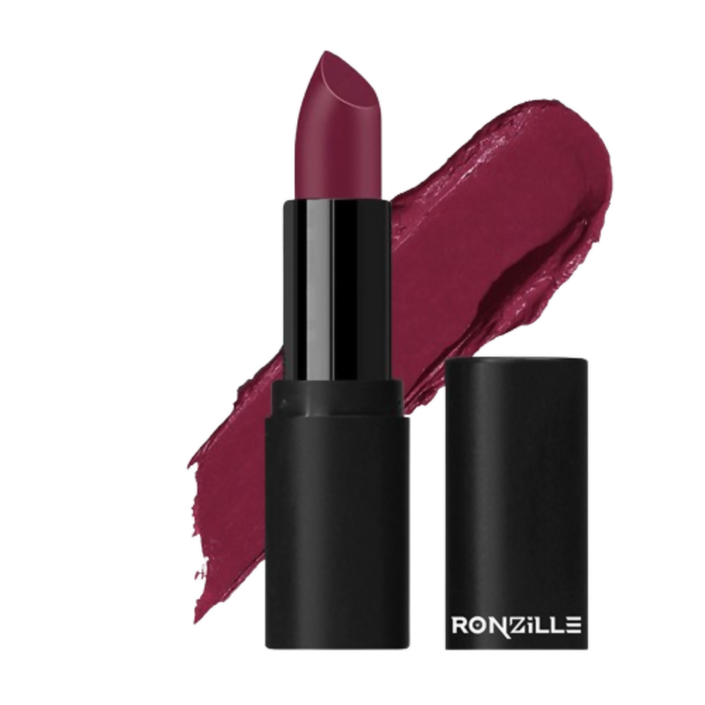 Ronzille One Touch Up HD Matte Lipstick - Vintage Wine - Dista