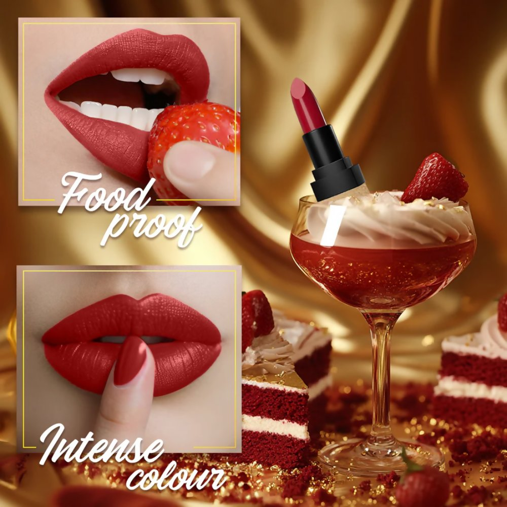 Faces Canada Comfy Matte Velvet Touch Lipstick - Red Velvet Cake 01 - Distacart