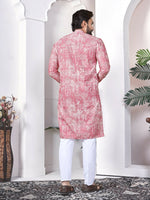 Thumbnail for Anaita Pink Digital Printed Work Cotton Straight Kurta - Distacart