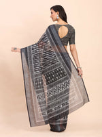 Thumbnail for Astita Linen Cotton Black Saree