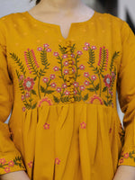 Thumbnail for The52 Women's Beautiful Cotton Fabric Thread Work Straight Kurta Pant and Dupatta Set - Distacart
