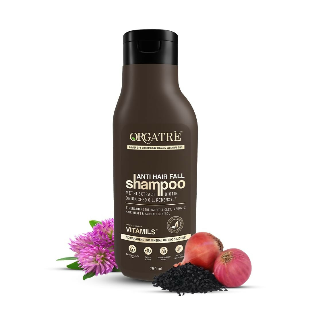 Orgatre Anti Hair Fall Shampoo For Hair Fall Dry & Frizzy Hairs - Distacart