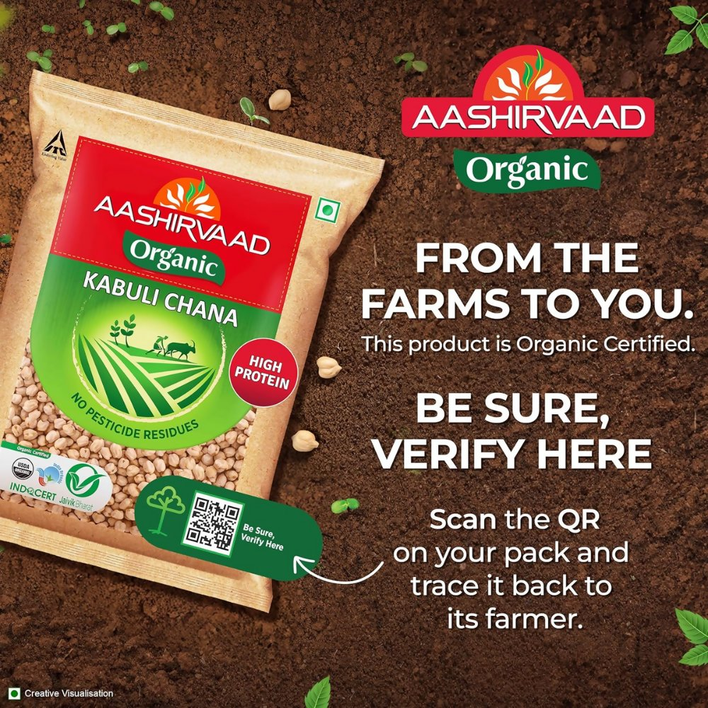 Aashirvaad Organic Kabuli Chana - Distacart