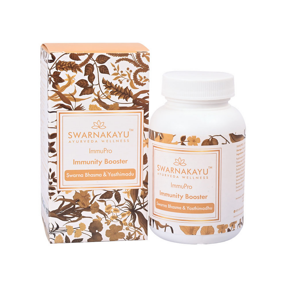 Swarnakayu ImmuPro Immunity Booster Tablets With Swarna Bhasma & Yashtimadhu - Distacart