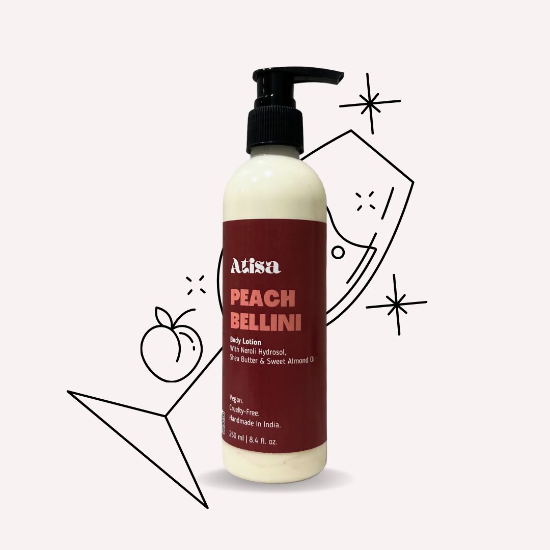 Atisa Peach Bellini Body Lotion - Distacart