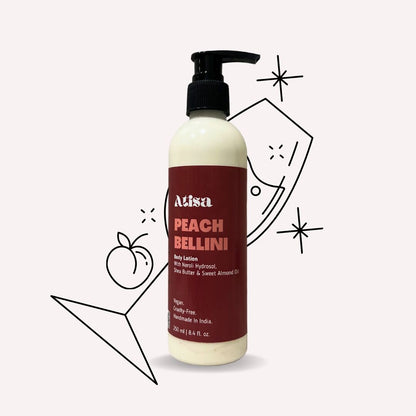 Atisa Peach Bellini Body Lotion - Distacart