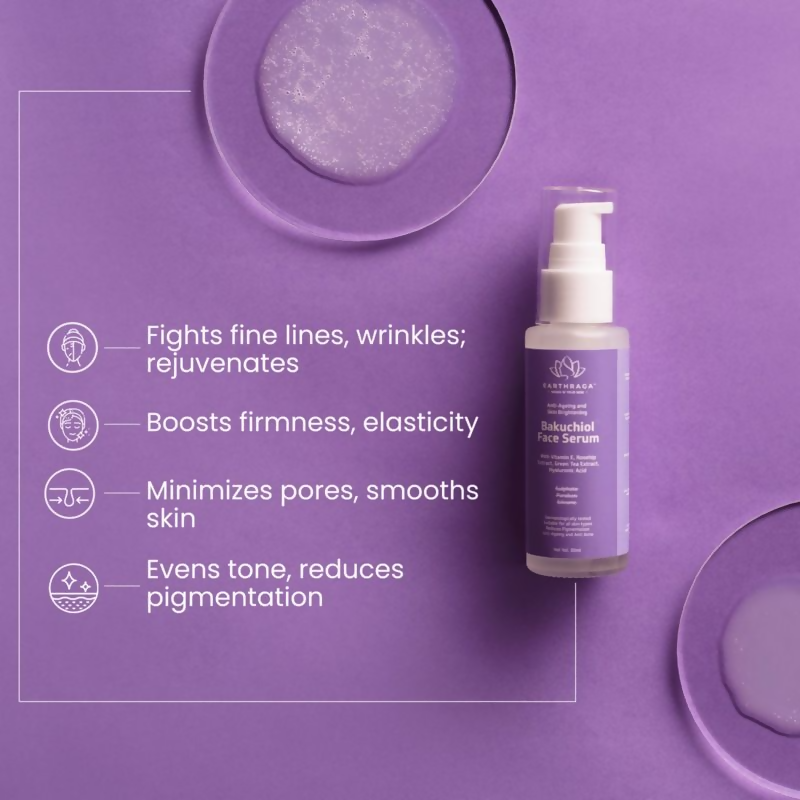 Earthraga Bakuchiol Face Serum - Distacart