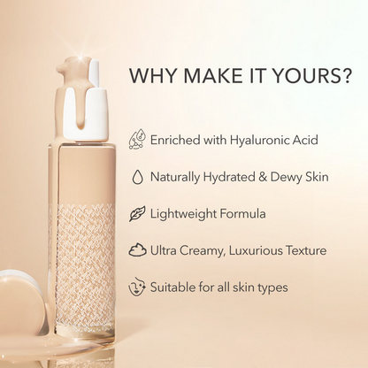 Kay Beauty By Katrina Kaif Hydrating Foundation - 155Y Tan - Distacart