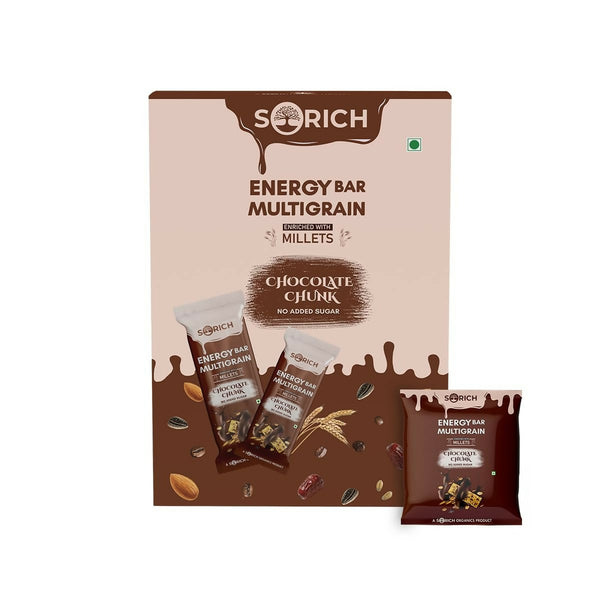 Sorich Organics Multigrain Energy Mini Bars Chocolate Chunk - Distacart