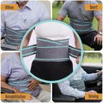 Thumbnail for Orth-rem Back Support Brace For Men & Women Lower Back Pain Relief Belt