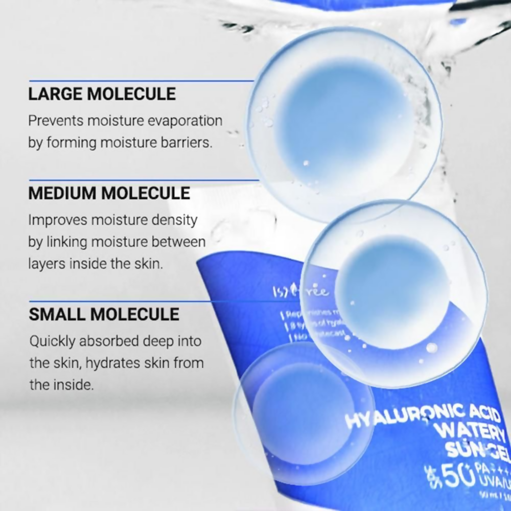 Isntree Hyaluronic Acid Watery Sun Gel SPF 50+ - Distacart