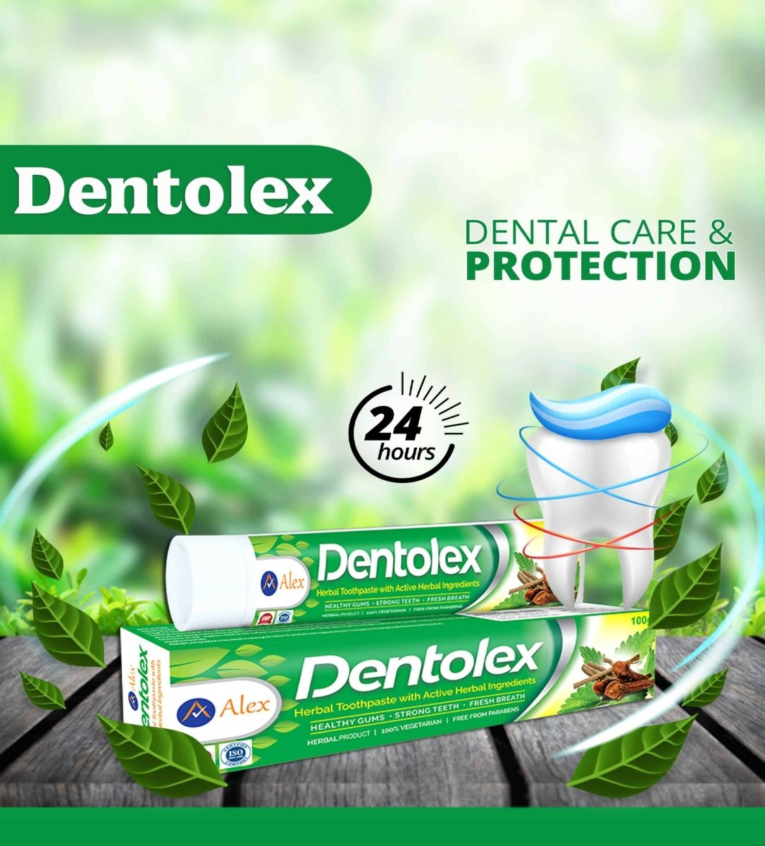 Alex Dentolex Herbal Toothpaste - Distacart