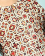 Thumbnail for Joban Fashion Kids Island Cotton Full Sleeves Printed Kurta and Pyjama- Maroon - Distacart