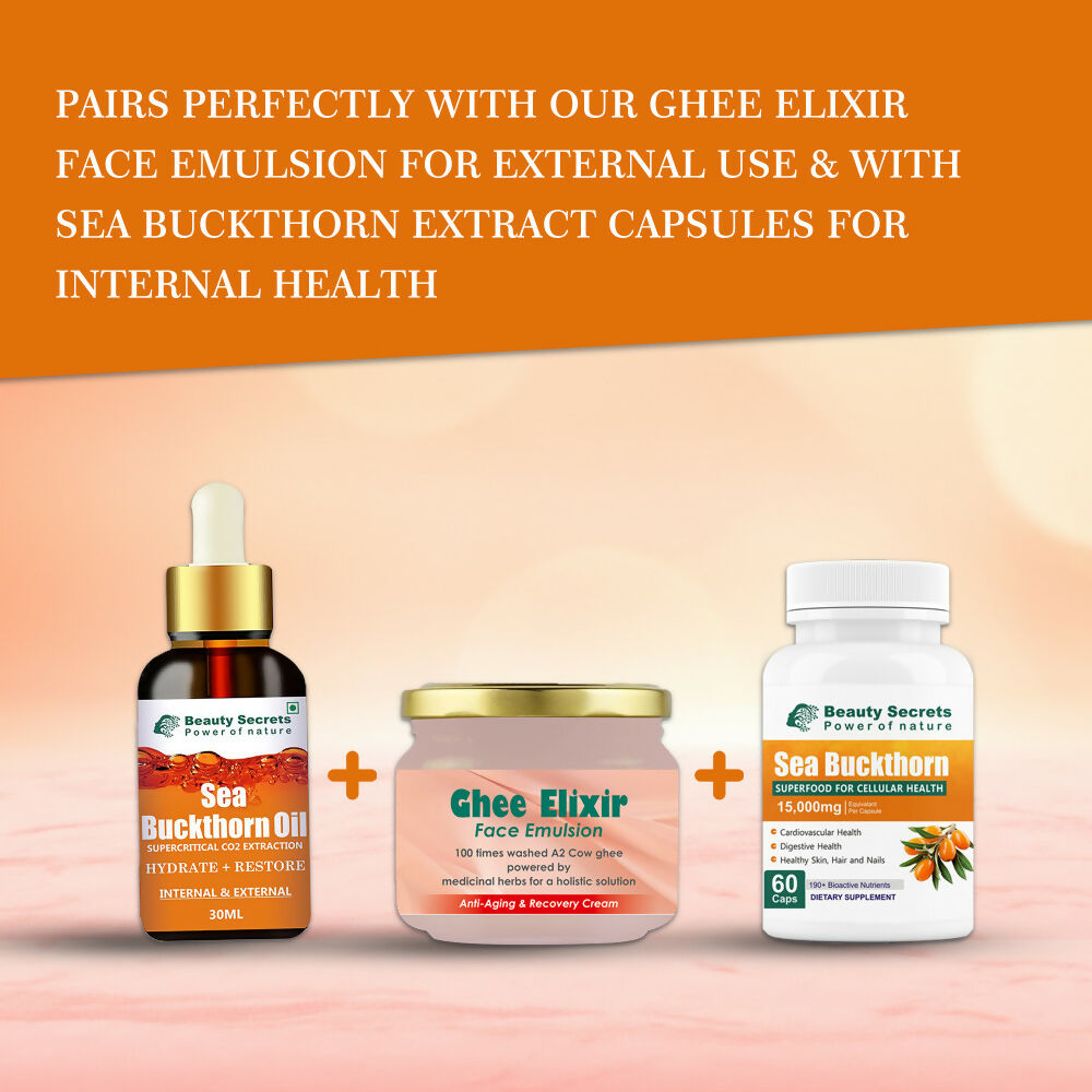 Beauty Secrets Organic Sea Buckthorn Berry Oil - Distacart