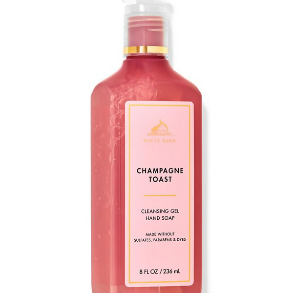 White Barn Bath & Body Works Champagne Toast Cleansing Gel Hand Soap - Distacart