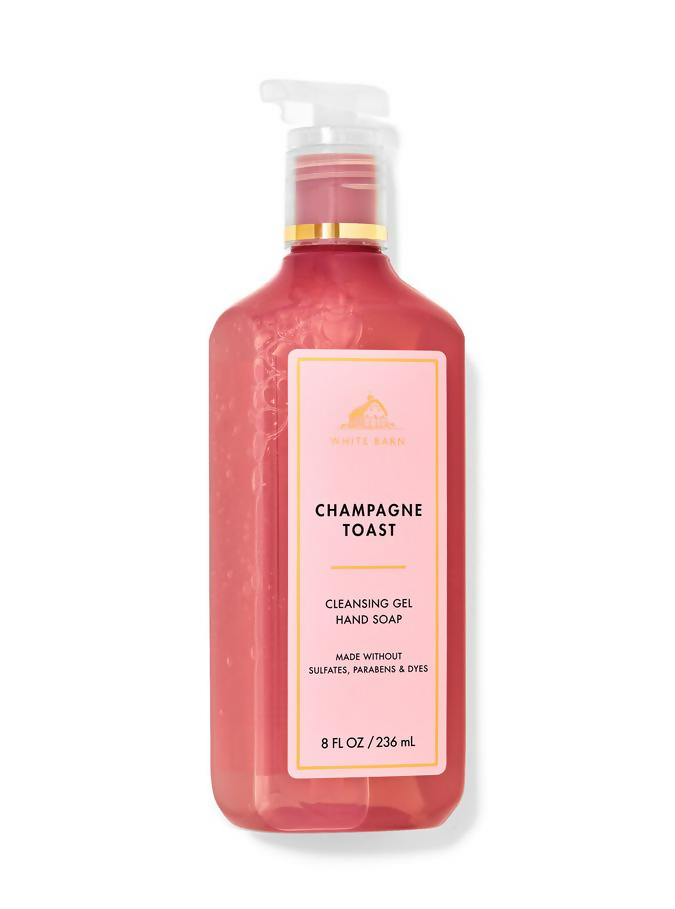 White Barn Bath & Body Works Champagne Toast Cleansing Gel Hand Soap - Distacart