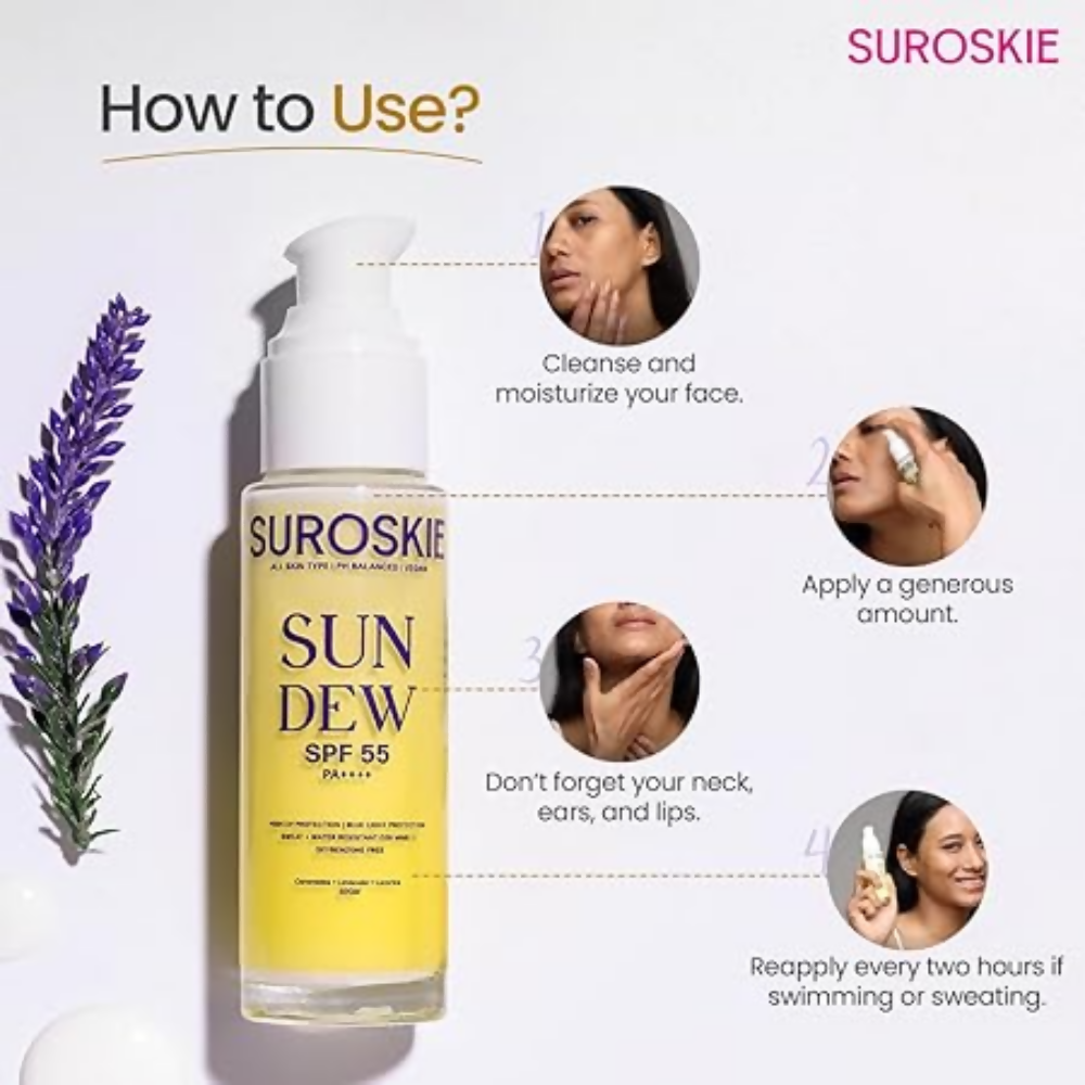 SUROSKIE SUN DEW SPF 55 PA++++ - Distacart