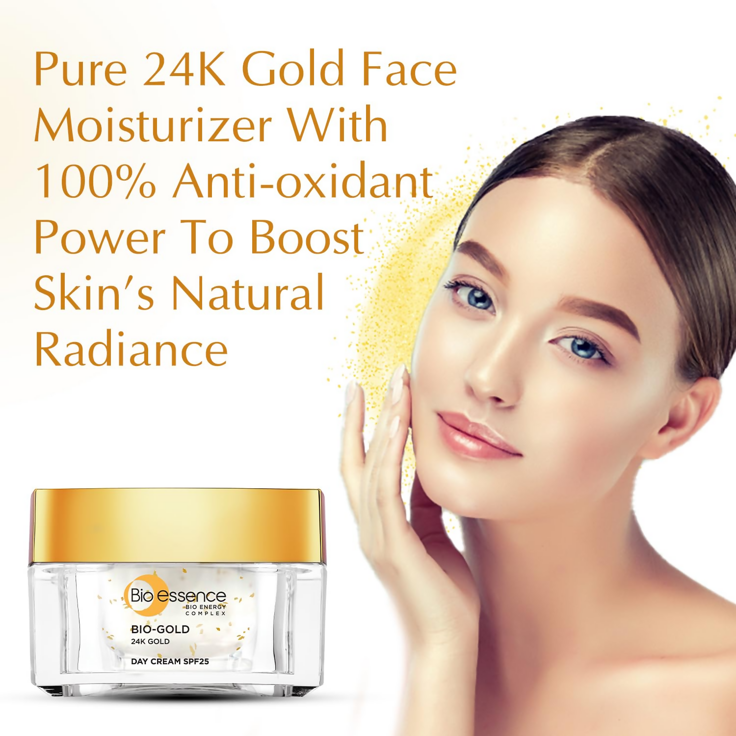 Bio Essence Bio-Gold Day Cream SPF25/PA+++ - Distacart