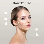 Thumbnail for Bronson Professional Black Obsidian Gua Sha Face Massage Tool - Dista