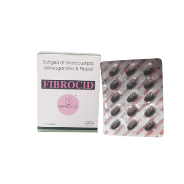Shreshtha Herbals Fibrocid Soft Gel Capsules - Distacart