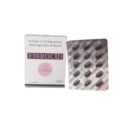 Shreshtha Herbals Fibrocid Soft Gel Capsules - Distacart