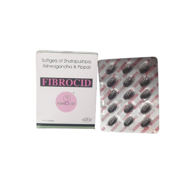 Shreshtha Herbals Fibrocid Soft Gel Capsules