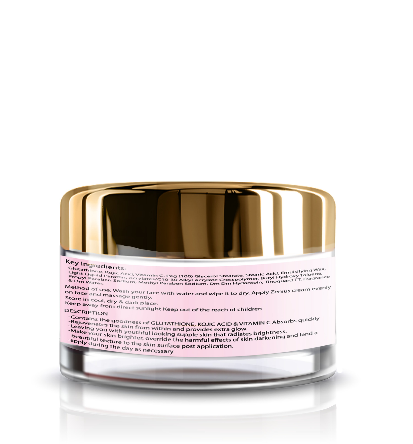 Zenius Whitening Cream for Skin Whitening and Lightening - Dista
