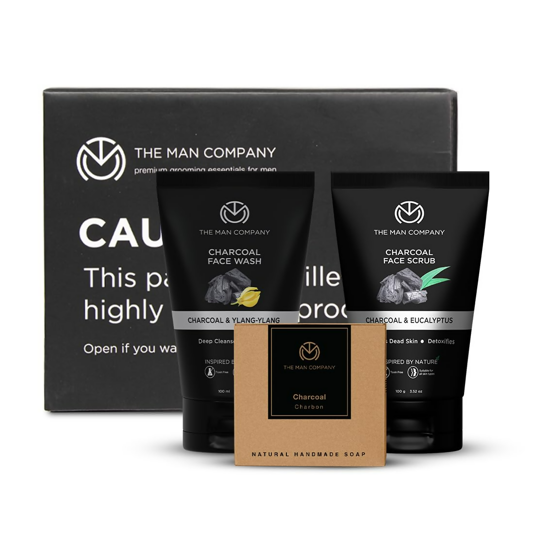 The Man Company Charcoal Face Care Kit - Distacart