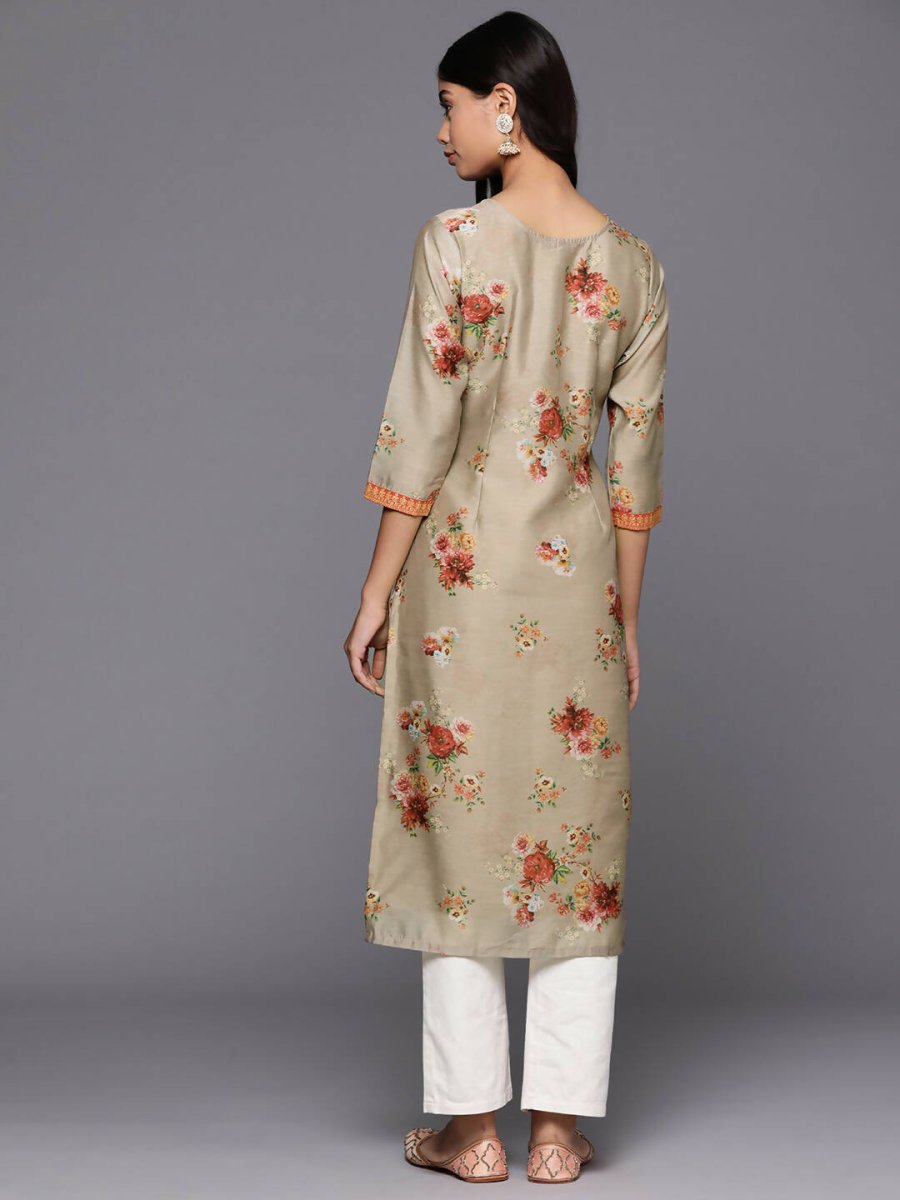 Ahalyaa Women's Traditional wear Kurta - Tan - Distacart