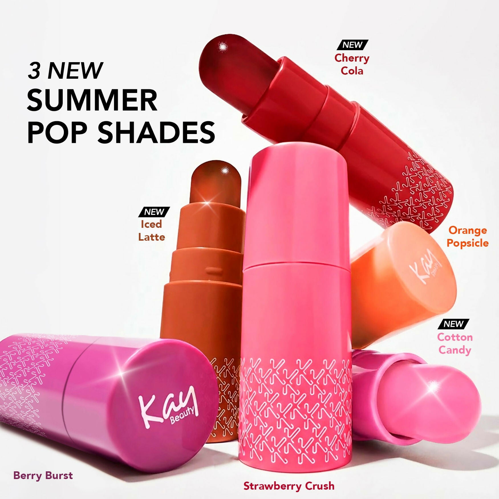 Kay Beauty Jelly Lip & Cheek Popsicle Wand - Strawberry Crush - Distacart