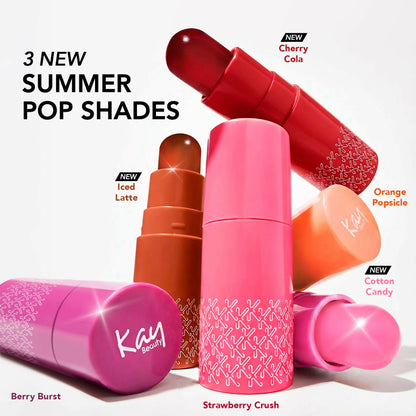 Kay Beauty Jelly Lip & Cheek Popsicle Wand - Strawberry Crush - Distacart