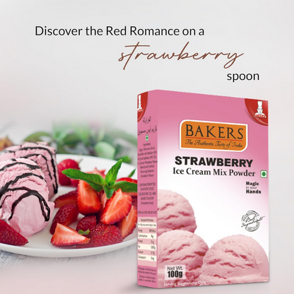BAKERS Strawberry Ice Cream Powder - Dista