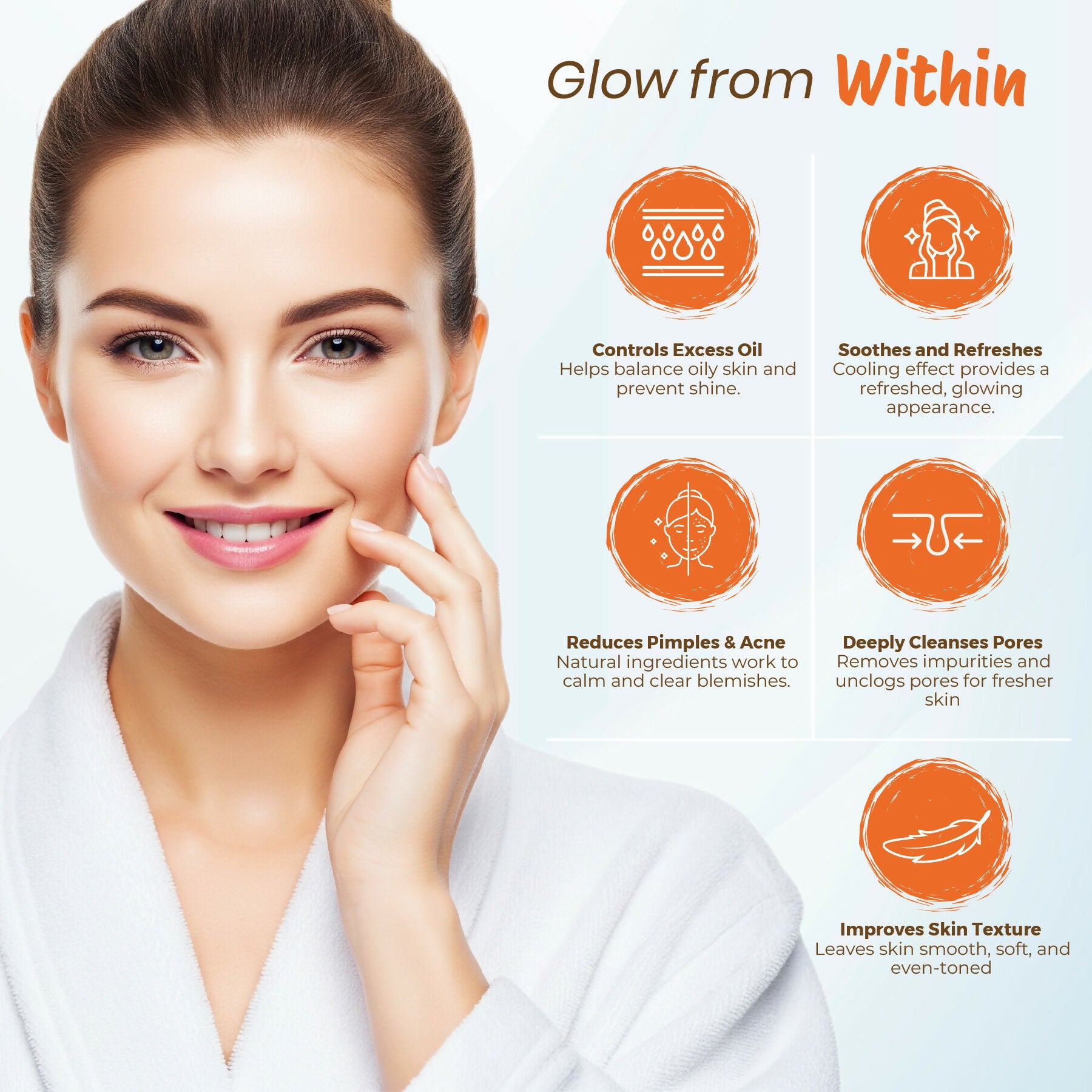 Nisha Orange Multani Mitti for Face | Skin Brightening Face Pack - Distacart