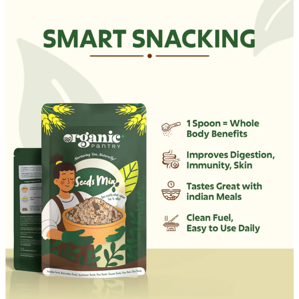 Organic Pantry Seeds Mix - Distacart