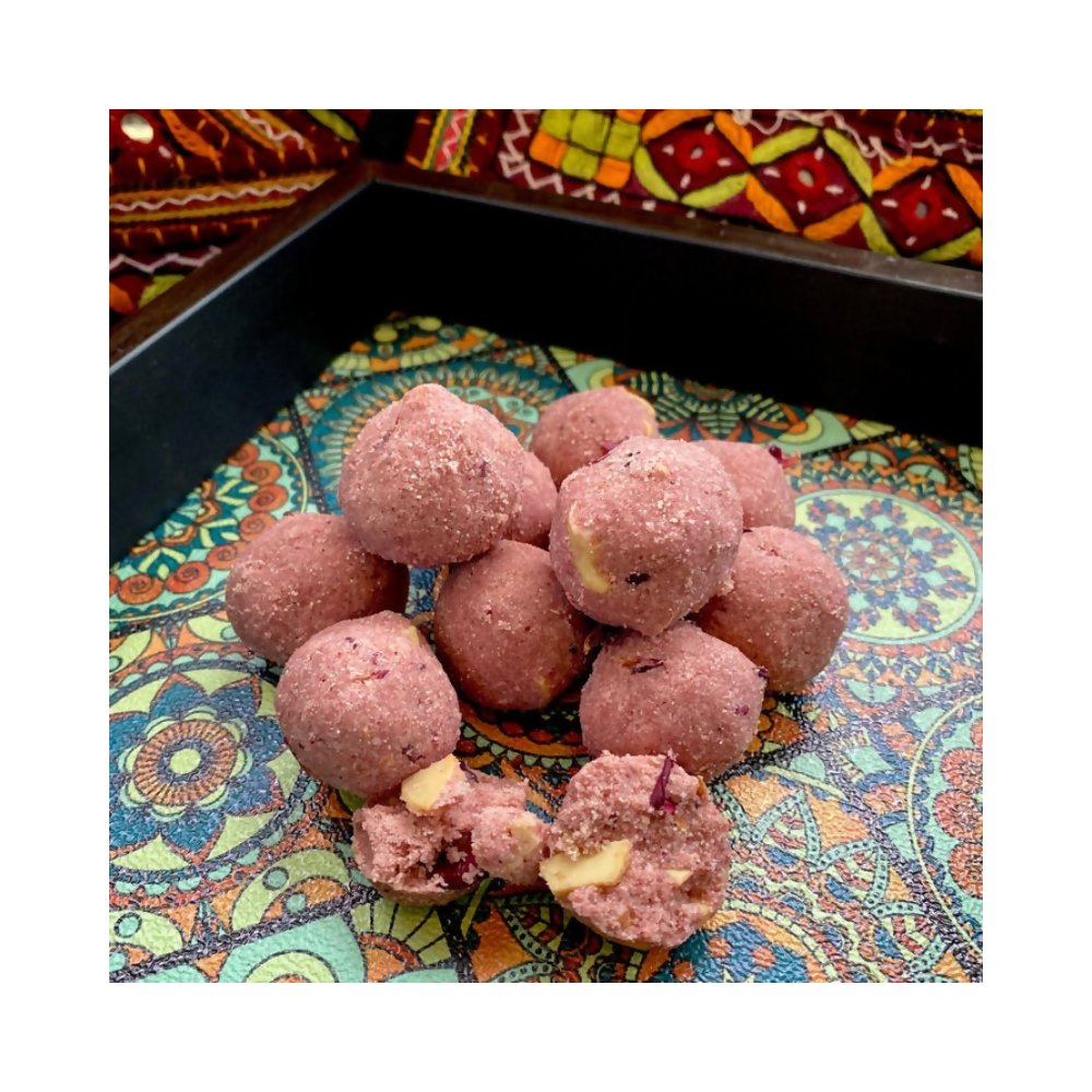 Mylapore Kitchens Rose Rava Laddu - fragile