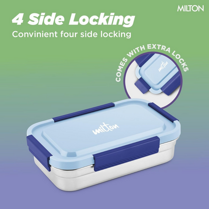 Milton Metro Meal Jr. Stainless Steel Tiffin Set of 2 - Blue - Dista
