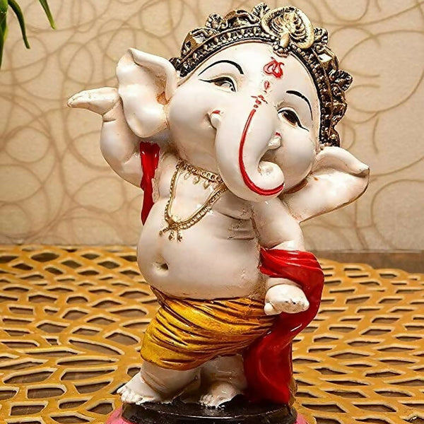 Dequera Polyresin Eco Friendly Lord Ganesha Ganpati Idol - Distacart