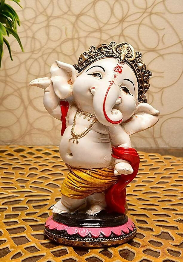 Dequera Polyresin Eco Friendly Lord Ganesha Ganpati Idol - Distacart