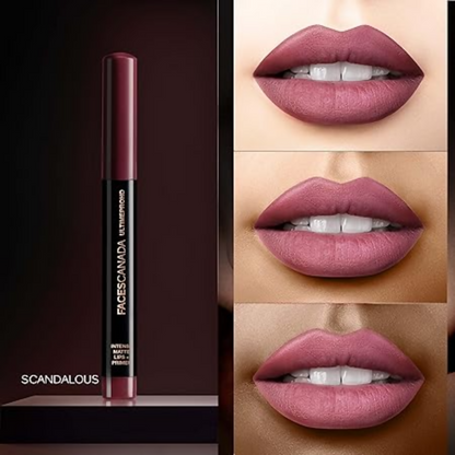Faces Canada Ultime Pro Hd Intense Matte Lipstick + Primer - Scandalous (Nude) - Distacart