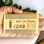 Thumbnail for Botanical Luxuriate 100% Neem Wood Lice & Nits Comb - Dista