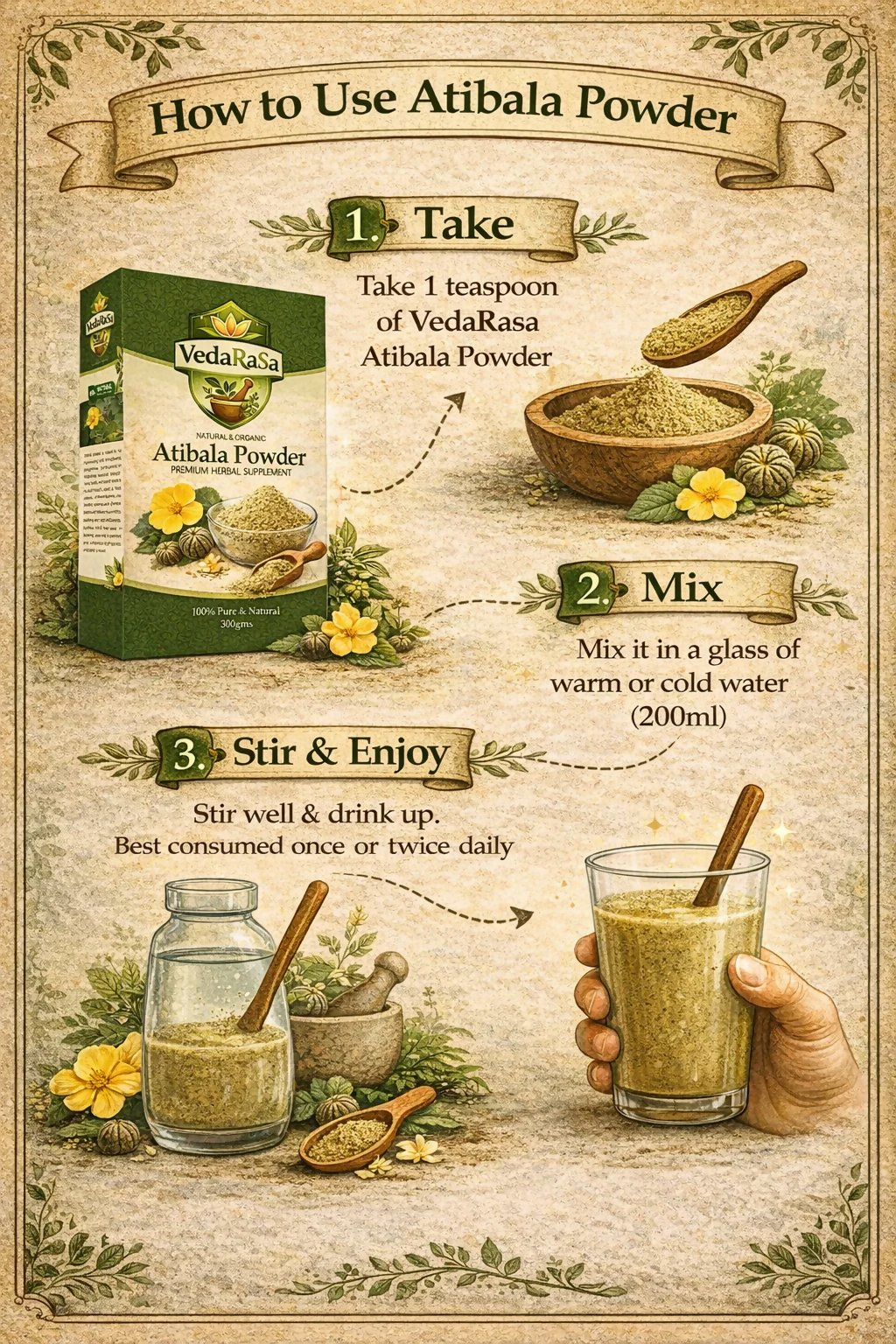 VedaRasa Atibala Powder - Distacart