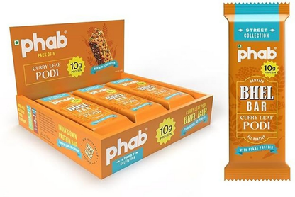 Phab Curry Podi Leaf Protein Bars - Dista