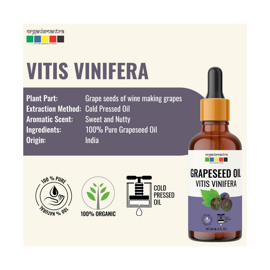 Organix Mantra Grapeseed Body Oil - Distacart